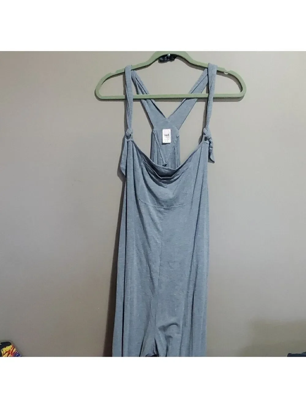 Smash & Tess Gray Sleeveless Jumpsuit Size XL - Picture 1 of 7
